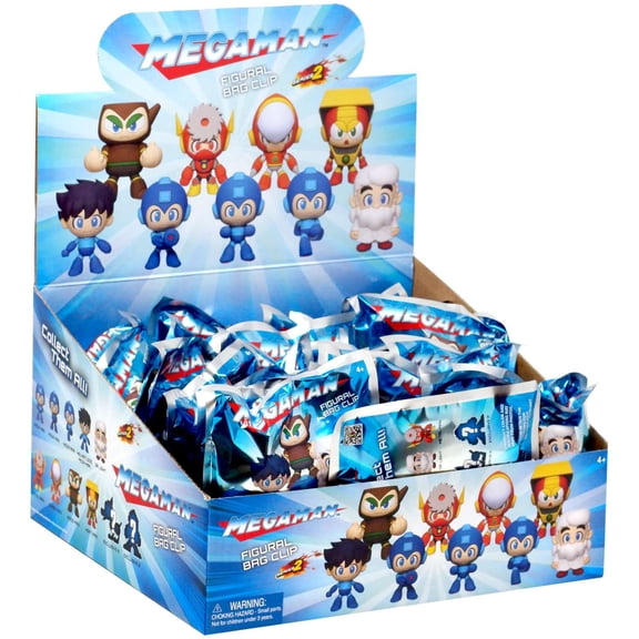 3D Figural Keyring Mega Man Series 2 Mystery Box (24 Packs)