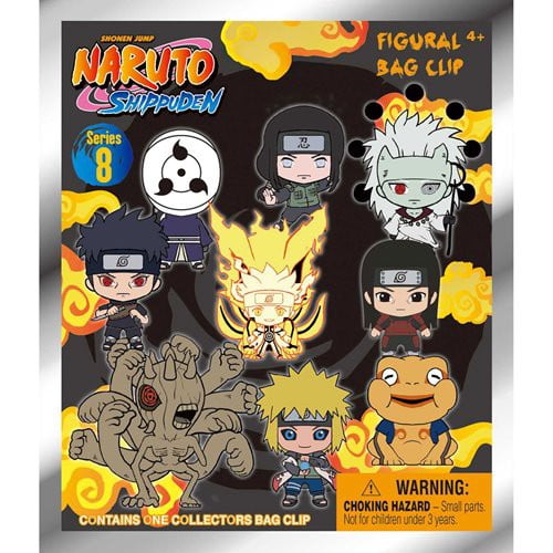 3D Figural Keyring Naruto Shippuden Series 8 Mystery Pack (1 RANDOM Figure)
