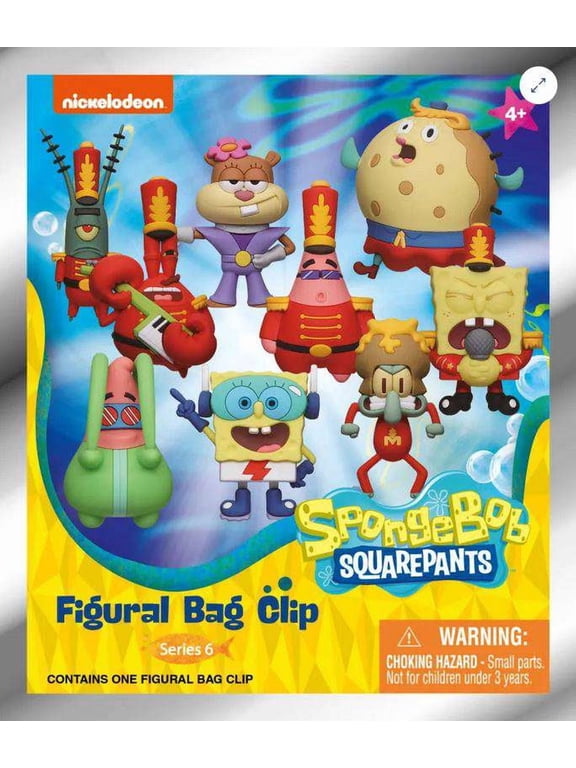 3D Figural Keyring Nickelodeon Series 6 Mystery Pack (1 RANDOM Figure)