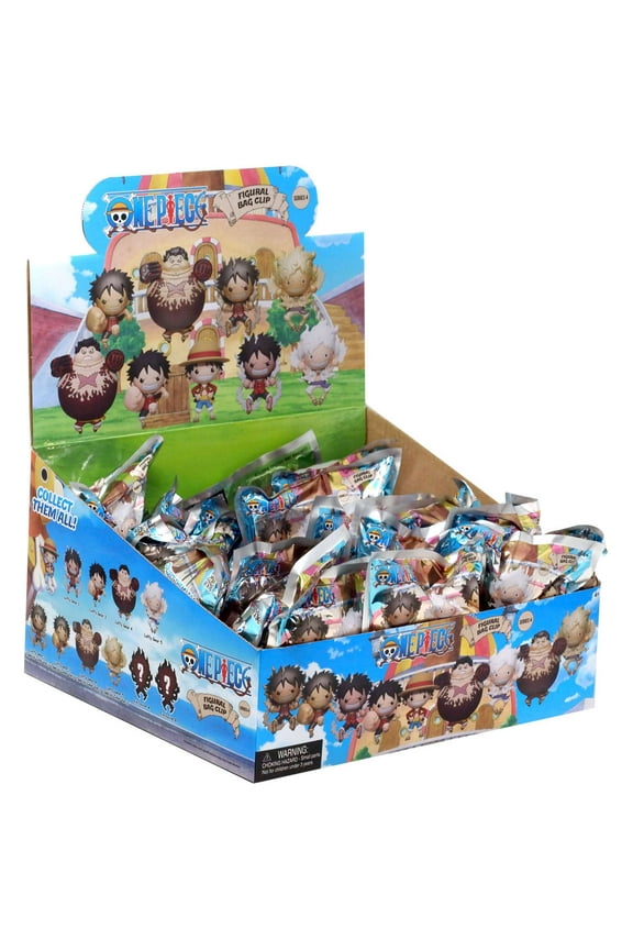 3D Figural Keyring One Piece Series 4 Mystery Box (24 Packs)