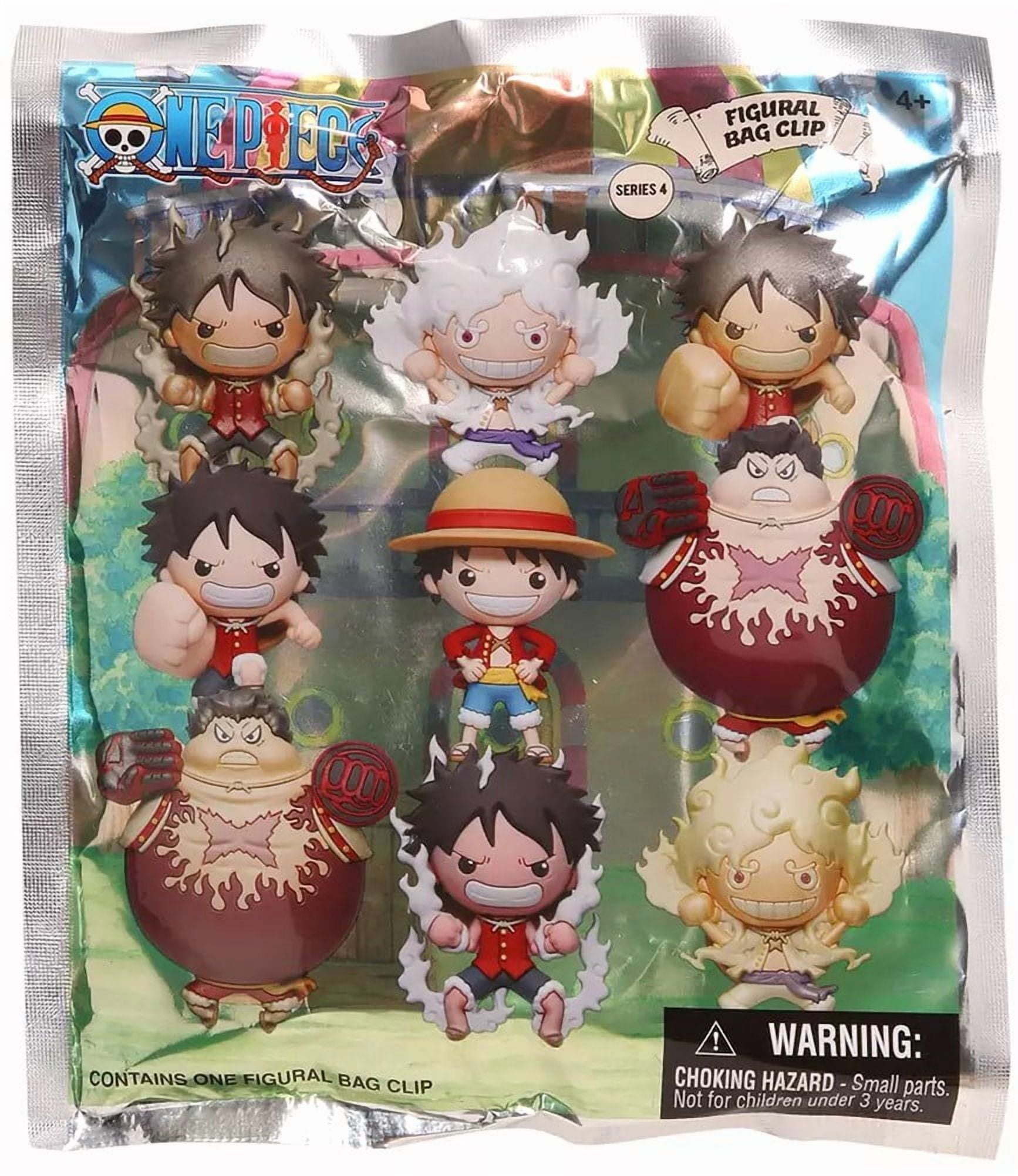 3D Figural Keyring One Piece Series 4 Mystery Pack (1 RANDOM