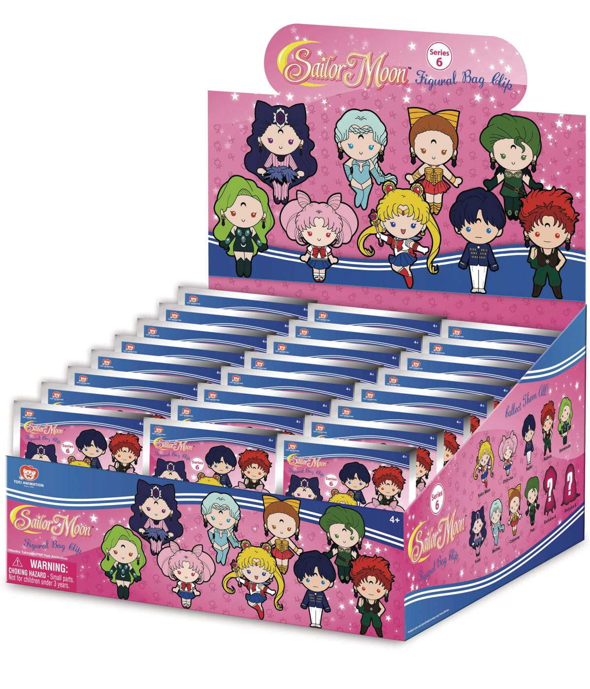 3D Figural Keyring Sailor Moon Series 6 Mystery Box (24 Packs