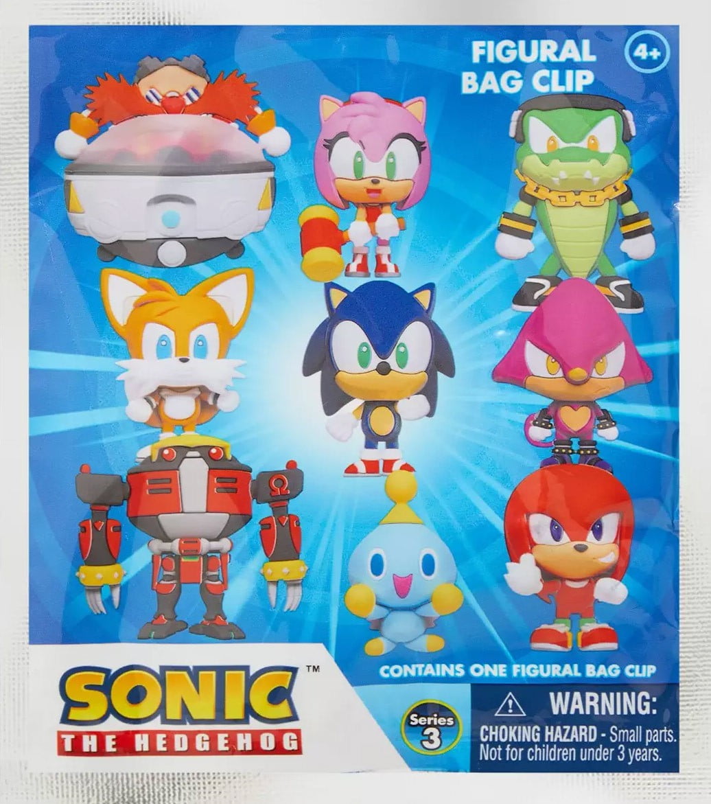 3D Figural Keyring Sonic the Hedgehog Series 3 Mystery Pack