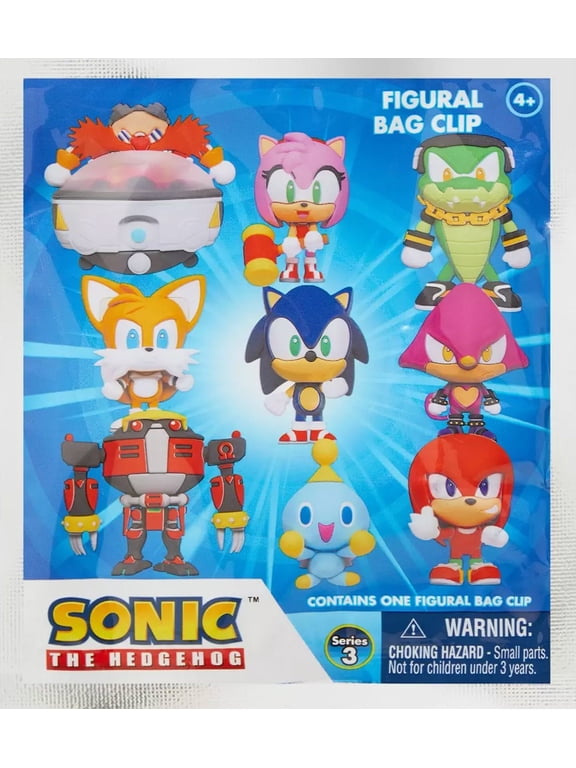 3D Figural Keyring Sonic the Hedgehog Series 3 Mystery Pack (1 RANDOM Figure)