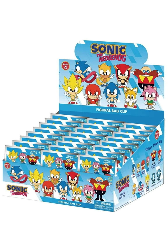 3D Figural Keyring Sonic the Hedgehog Series 4 Mystery Box (24 Packs)