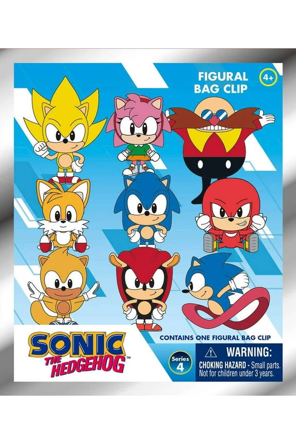 3D Figural Keyring Sonic the Hedgehog Series 4 Mystery Pack (1 RANDOM Figure)