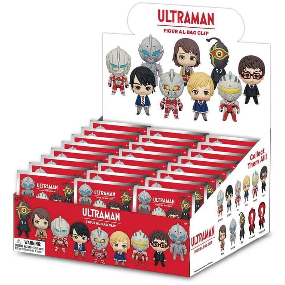 3D Figural Keyring Ultraman Mystery Box (24 Packs)