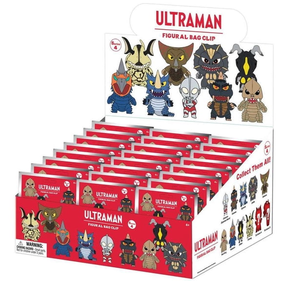 3D Figural Keyring Ultraman Series 4 Mystery Box [24 Packs]