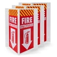 thumbnail image 1 of 3D Fire Extinguisher Sign 3pk - Plastic Pre-Drilled Safety Angle Wall Panel, 1 of 6