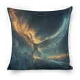 thumbnail image 1 of 3D Fire Phoeni Linen Throw Pillow Covers Decorative Pillow Cases 18x18 inch Cushion Case Couch Pillows Cover for Sofa Bedroom Living Room Car, 1 of 8