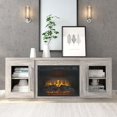3D Fireplace TV Stand up to 65 Inch TVs Modern Media Entertainment