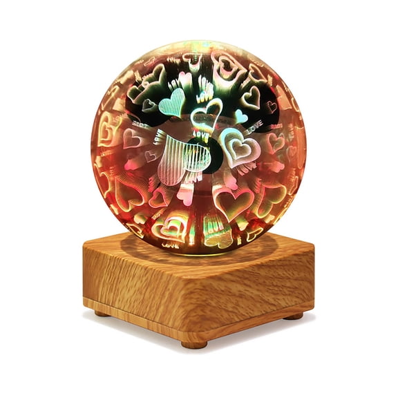 3D Firework Night Light LED Firework Star Effect Projector Lamp USB Power Decorative Table Lamp for Living Room Cafe Festival Party