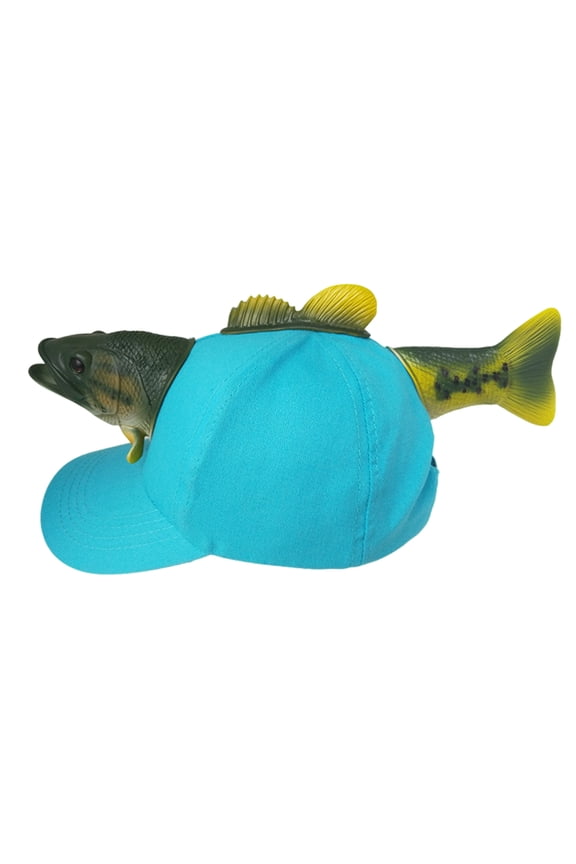 3D Fish Baseball Hat for Kids Breathable Sun Hat Novelty Shape Hat for Theme Party Gathering Supply Headwear