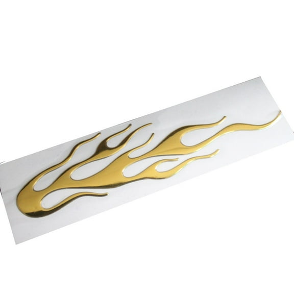 3D Flame Reflective Car Body Sticker Decal for Cars, Bikes, Motorcycles