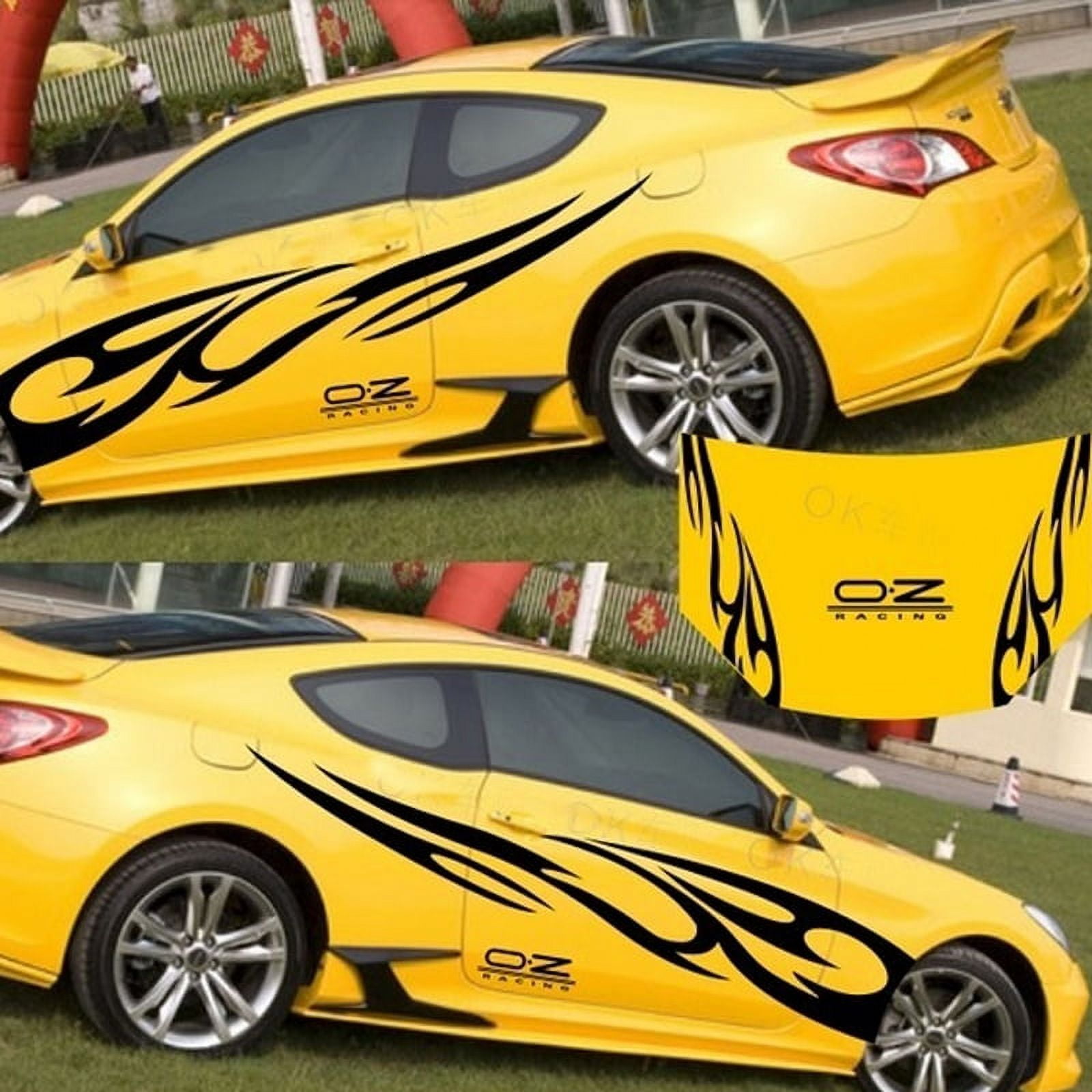 Acekid 3D Flame Totem Decals Car Stickers Full Body Car Styling Vinyl Decal Sticker for Cars Decoration