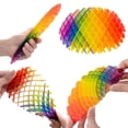thumbnail image 1 of 3D Flexible Fidget Worm Toy, Stretchy Sensory Toy for Stress Relief, Quiet Fidget Toy for Kids Teens Adults, Portable Novelty Toys & Amusements for Classroom Office Travel, 1 of 10