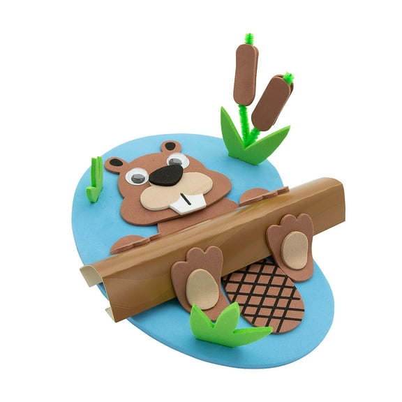3D Floating Beaver Craft Kit  Makes 12