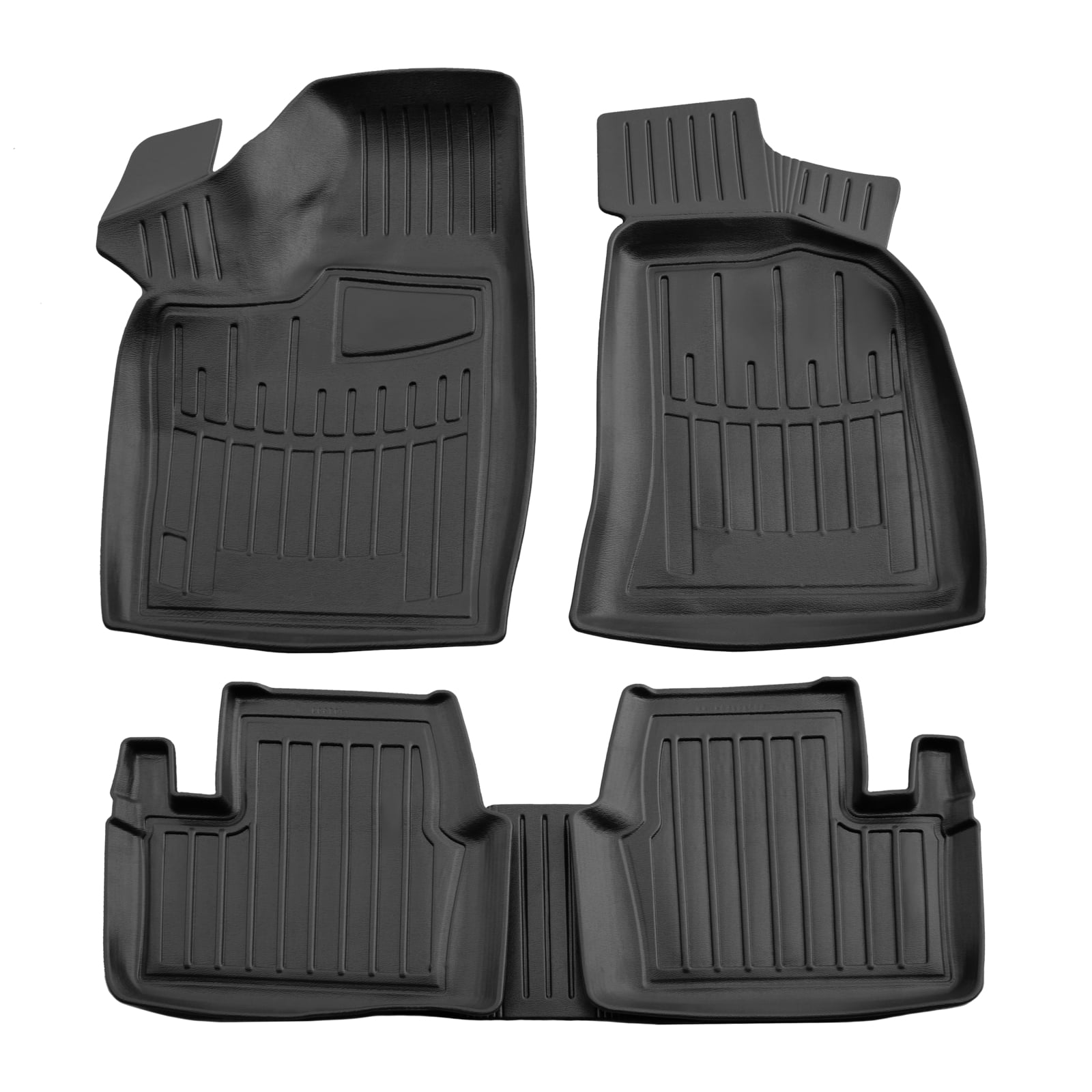 3D Floor Mats Compatible with 2016-2024 Volvo XC90 All Weather 