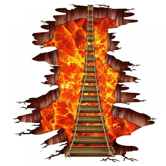 3D Floor Stickers, Floor Decal 3D Wallpaper Decals Removable Floor Sticker