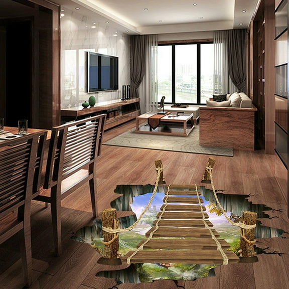 3D Floor/Wall Sticker Removable Mural Decals Vinyl Art Living Room Decors