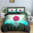 3D Floral Bedding Set Rose Surreal Scene Concept Artwork Duvet Cover