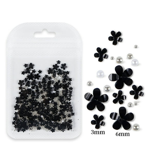 3D Floral Decorations Elegant Pearl Embellishments For DIY Manicure Crafting And Jewelry Design Accessories
