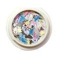 thumbnail image 1 of 3D Floral Nail Art Sequin Decal (Non Self Adhesive Non Sticker) Color Mixed Nail Pieces Flower Design Ultra Wood Pulp Sequins for DIY Nail Art Decoration, 1 of 5