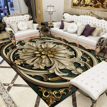3D Flower Carpets for Living Room Mat Large Bedroom Nordic Style Luxury ration Carpet Non Slip Child
