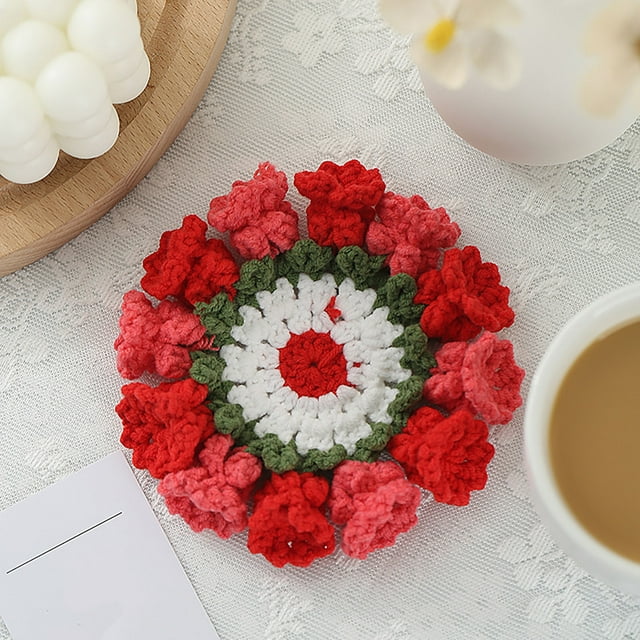 3D Flower Crochet Handmade Knitted Floral Creative Lily Of The Valley