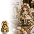 thumbnail image 1 of 3D Flower Fairy Fabric Poke Art Kit DIY Educational Craft Toy for Kids Handmade Art Project Birthday Gift Home Desk Decor Party Favor, 1 of 4