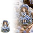 thumbnail image 1 of 3D Flower Fairy Fabric Poke Art Kit DIY Educational Craft Toy for Kids Handmade Art Project Birthday Gift Home Desk Decor Party Favor, 1 of 4