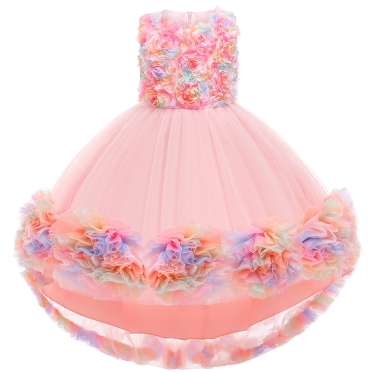 family matching dress for birthday party Bamboo Twirl Dress in Chamomile by Kyte Baby