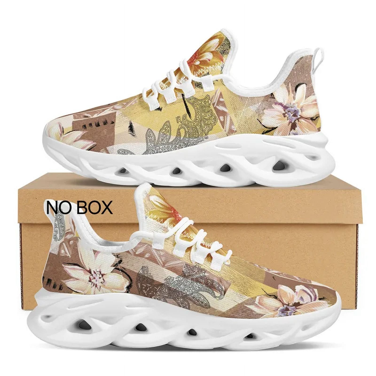 3D Flowers Fashion Women's Flats 2024 Couple Sneakers Laceup Ladies