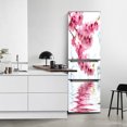 thumbnail image 1 of 3D Flowers Pattern Fridge Wallpaper Sticker Refrigerator Door Kitchen Self-adhesive PVC Waterproof Wall Stickers Cabinets Decor, 1 of 5