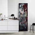 thumbnail image 1 of 3D Flowers Pattern Fridge Wallpaper Sticker Refrigerator Door Kitchen Self-adhesive PVC Waterproof Wall Stickers Cabinets Decor, 1 of 5
