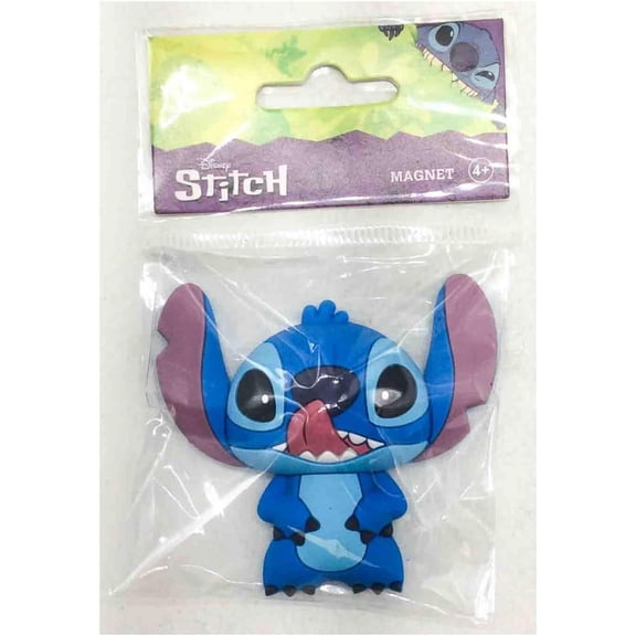 3D Foam Magnet - Stitch - Stitch Tongue in Nose