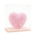 thumbnail image 1 of 3D Foam Rose Heart Gift Box for Valentine's Day – Red, Pink, White, Blue, Green – 15x15x8cm, 1 of 6
