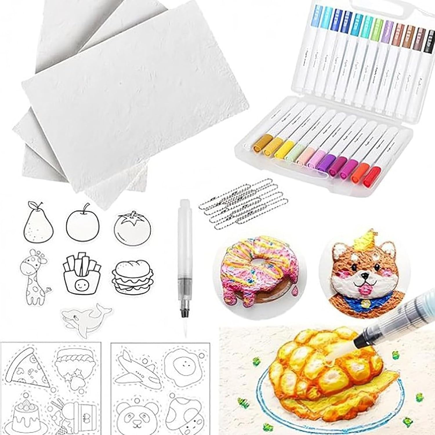 3D Foam Texture Painting Paper,Ultimate Magic Texture Painting Kit ...