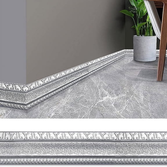 3D Foam Wall Edge Strip Stickers Self-Adhesive Waterproof Baseboard Corner Waist Line Sticker Wallpaper Border Home Decorations