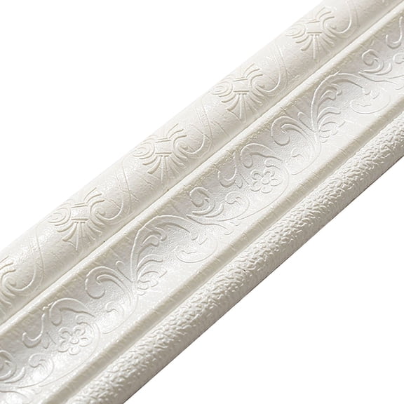 3D Foam Wall Sticker Edge Strips Stickers Waterproof Diy Baseboard Corner Waist Lines Sticker Wallpapers Border Home Decorations