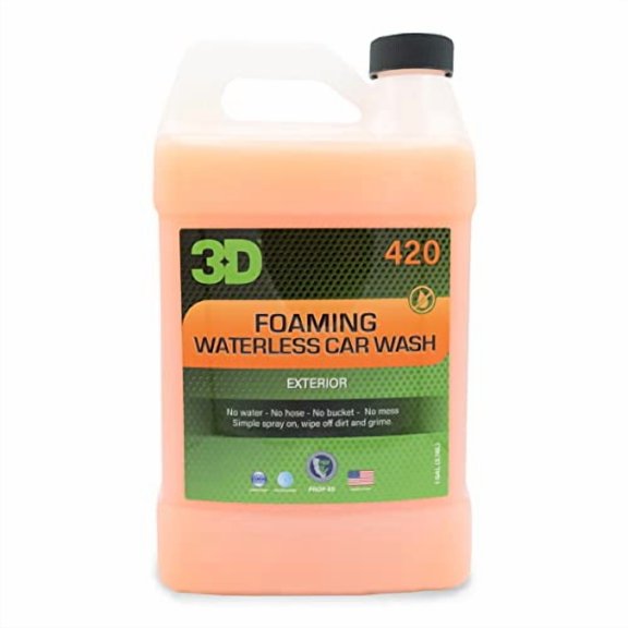 3D Foaming Waterless Car Wash - No Water High Foam Car Soap 1 Gallon