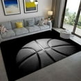 thumbnail image 1 of 3D Football Field Carpet for Living Room Anti-slip Bedroom Bedside Area Rug Large Soft Doormat Indoo, 1 of 5