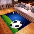thumbnail image 1 of 3D Football Field Large Carpet for Bedroom Living Room Home Decoration Rug Entrance Door Mat s Room Rug Soft Floor Mat, 1 of 7