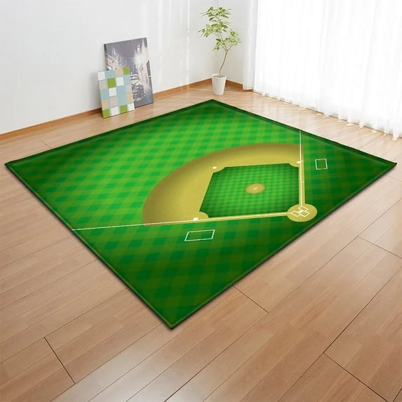3D Football Field Large Carpet for Bedroom Living Room Home Decoration Rug Entrance Door Mat s Room Rug Soft Floor Mat