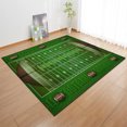 thumbnail image 1 of 3D Football Field Large Carpet for Bedroom Living Room Home ration Rug Entrance Door Mat Boys Kids Room Rug Soft Floor Mat, 1 of 5