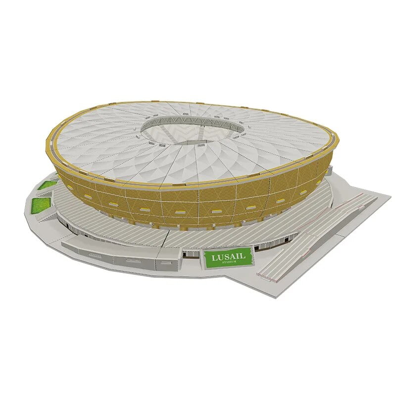 Santiago Bernabeu Stadium Architecture Building Blocks Set - 4500+ Pcs Soccer Stadium Model For Adults