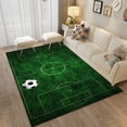 thumbnail image 1 of 3D Football Printing Floor Mat Carpets for Living Room Soccer Field Area Rug Kids Bedroom Bathroom Mats Antislip Home Mat Rugs, 1 of 5