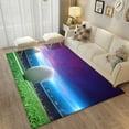 thumbnail image 1 of 3D Football Printing Floor Mat Carpets for Living Room Soccer Field Area Rug Kids Bedroom Bathroom Mats Antislip Home Mat Rugs, 1 of 5