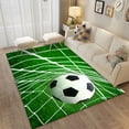 thumbnail image 1 of 3D Football Printing Floor Mat Carpets for Living Room Soccer Field Area Rug Kids Bedroom Bathroom Mats Antislip Home Mat Rugs, 1 of 5