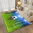 thumbnail image 1 of 3D Football Printing Floor Mat Carpets for Living Room Soccer Field Area Rug Kids Bedroom Bathroom Mats Antislip Home Mat Rugs, 1 of 5